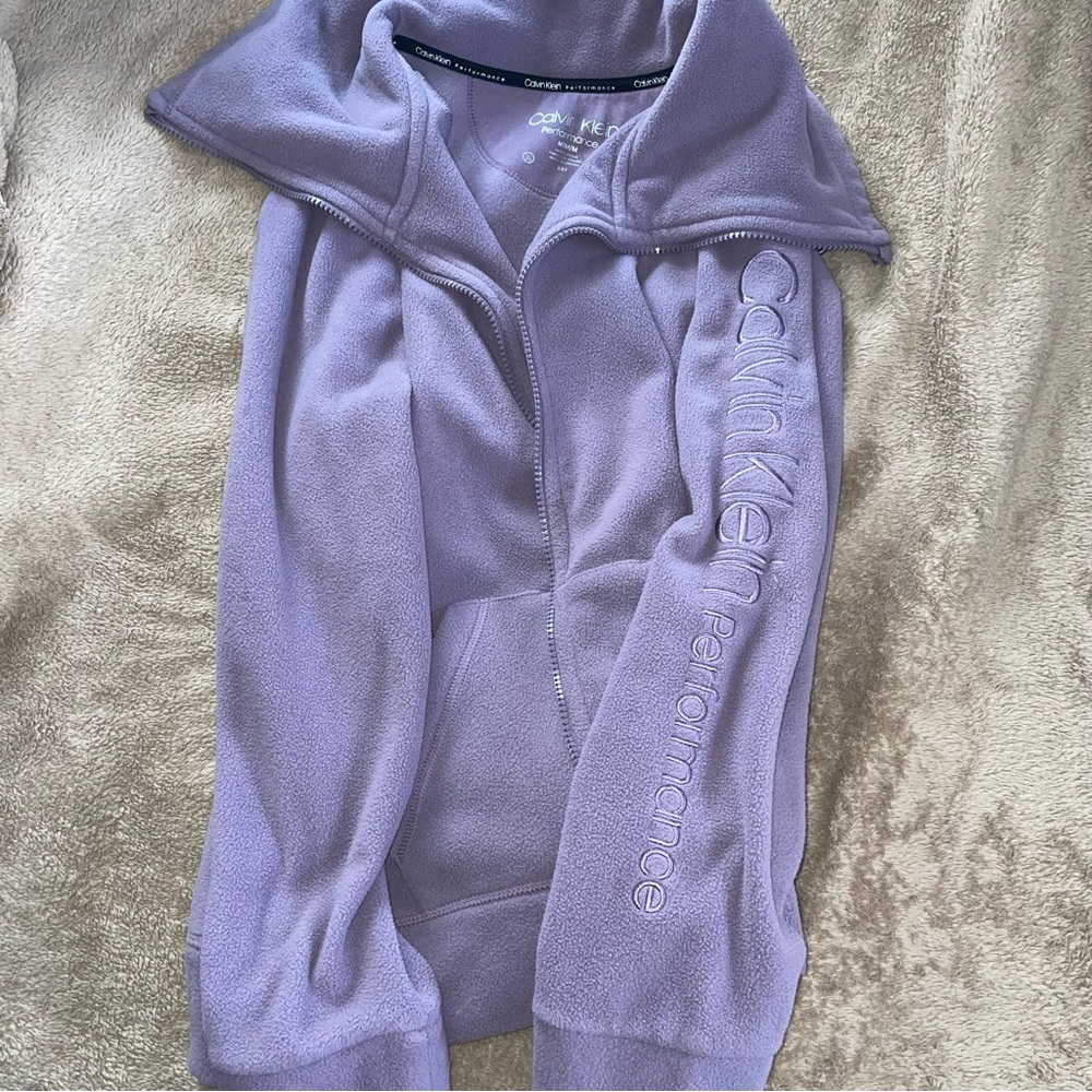 Calvin Klein lightweight fleece performance jacket